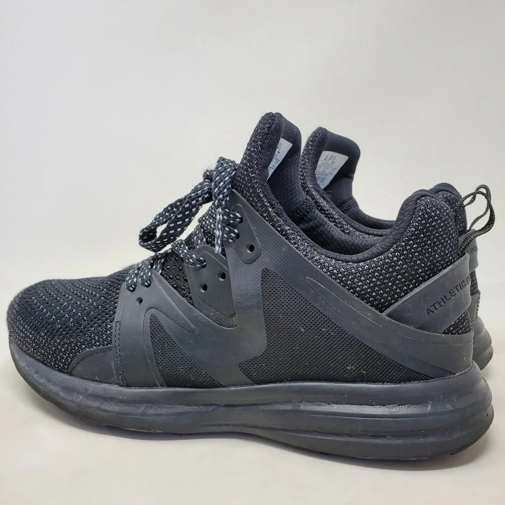 Lululemon APL Reflective Ascend Shoes Black Womens Size 8